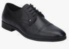 Red Tape Black Leather Formal Shoes Men