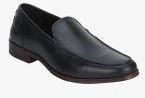 Red Tape Black Solid Slip On Shoes Men