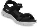 Red Tape Black Sports Sandals Men