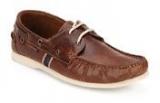 Red Tape Brown Boat Shoes men