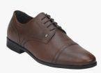 Red Tape Brown Leather Formal Shoes Men