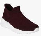 Red Tape Maroon Running Shoes Women