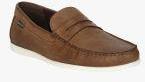 Red Tape Tan Leather Regular Loafers Men