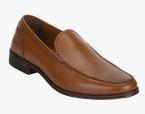 Red Tape Tan Slip On Formal Shoes Men