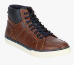 Red Tape Tan Synthetic Flat Boots Men