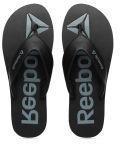 Reebok Black Solid Stark Thong Flip Flops Men