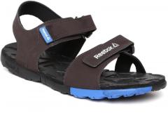 Reebok Coffee Brown Synthetic Floaters men