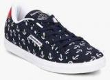 Reebok Court Navy Blue Sporty Sneakers women