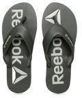 Reebok Green Solid Thong Flip Flops Men