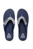 Reebok Grey & Blue Colourblocked Thong Flip Flops Men