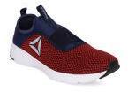 Reebok Red & Navy Blue One Rush Slip On Lp Running Shoes Men