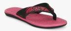 Rider Pink Solid Thong Flip Flops Women