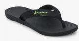 Rider Strike Ad Black Flip Flops Men