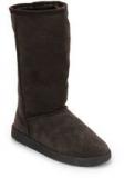 River Island Calf Length Coffee Boots Women