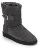 River Island Calf Length Grey Boots Women