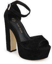 River Island Flo Black Platforms women