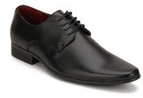 River Island Redial Plain Black Formal Shoes men