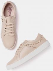 Roadster Beige Regular Synthetic Sneakers women