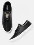 Roadster Black Synthetic Regular Sneakers Men