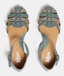 Roadster Blue & Grey Colourblocked Ballerinas Women