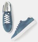 Roadster Blue Washed Denim Sneakers Women