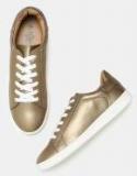 Roadster Bronze Synthetic Regular Sneakers Women