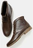 Roadster Brown Derby Boots Men