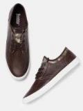 Roadster Brown Synthetic Regular Sneakers Men