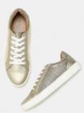 Roadster Gold Toned Sneakers Women