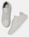 Roadster Men Grey Cutwork Sneakers