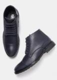 Roadster Navy Blue Flat Boots Men