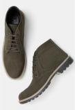 Roadster Olive Boots Men