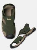 Roadster Olive Green Sandals Men