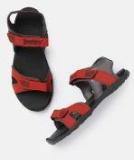 Roadster Red & Grey Floaters Men