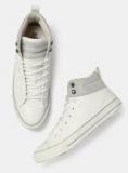 Roadster White Solid Sneakers Men