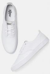 Roadster White Weaved Sneakers men