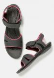 Roadster Women Grey & Pink Sports Sandals