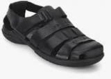 Ruosh Appu 1 Black Sandals Men