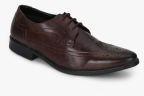 Ruosh Brown Derbys Formal Shoes Men