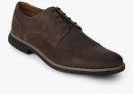 Ruosh Brown Derbys Lifestyle Shoes Men