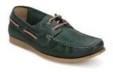 Ruosh Green Boat Shoes Men