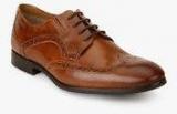 Ruosh Mexico Tan Derby Brogue Formal Shoes Men