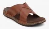 Ruosh Tan Slippers Men