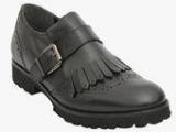 Salt N Pepper Black Moccasins Women