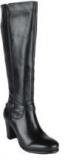 Salt N Pepper Knee Length Black Boots women