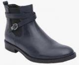 Salt N Pepper Navy Blue Boots Women