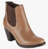 Salt N Pepper Tan Boots Women