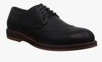 San Frissco Black Brogues Shoes Men