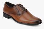 San Frissco Tan Oxford Formal Shoes Men