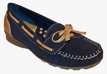 Sharon From Khadims Navy Blue Moccasins women